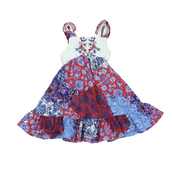 Robe Jona Michelle Noir Et écossais - Taille 12 Fille - Occasion Bon état